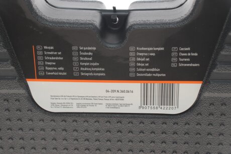 Викрутки та насадки, набір 30 шт neo tools 04209