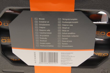 Набір викруток neo tools 04211