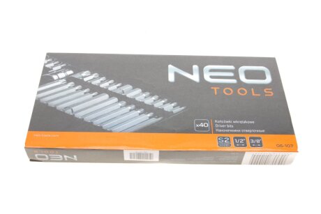 Насадки з тримачем, набір 40 шт. neo tools 06107