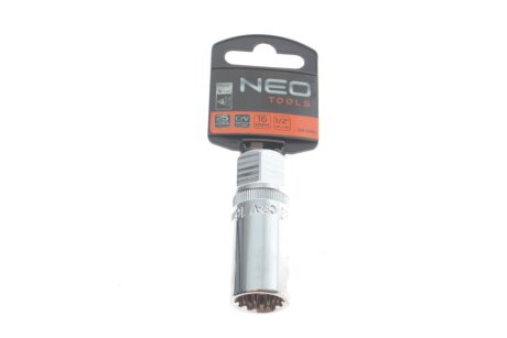 Головка змінна свічкова 1/2", 16 мм neo tools 08090