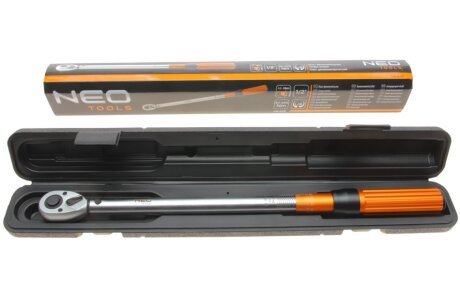 Динамометричний ключ "подвійний клацання", 1/2 ", 40-220 Нм neo tools 08835