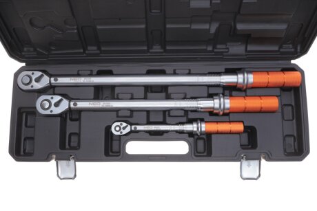 Набір динамометричних ключів 1/4", 3/8", 1/2" 3 шт. neo tools 08843
