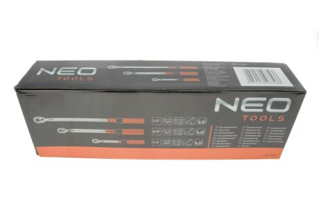Набір реверсивних динамометричних ключів 1/4", 3/8", 1/2" 3 шт. neo tools 08845