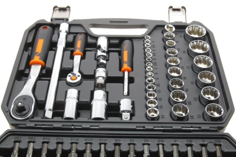 Головки змінні 86 шт., 1, 2, 1/4" CrV neo tools 10060