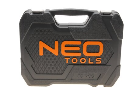 Головки змінні 86 шт., 1, 2, 1/4" CrV neo tools 10060