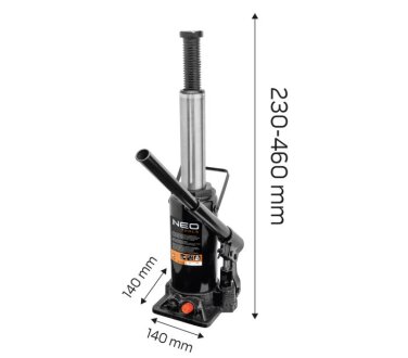 Домкрат гідравлічний (15т) neo tools 10455