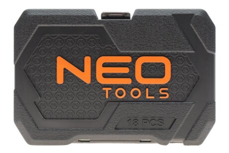 Головки для зливу оліі 3/8", набір 18 шт. neo tools 11235