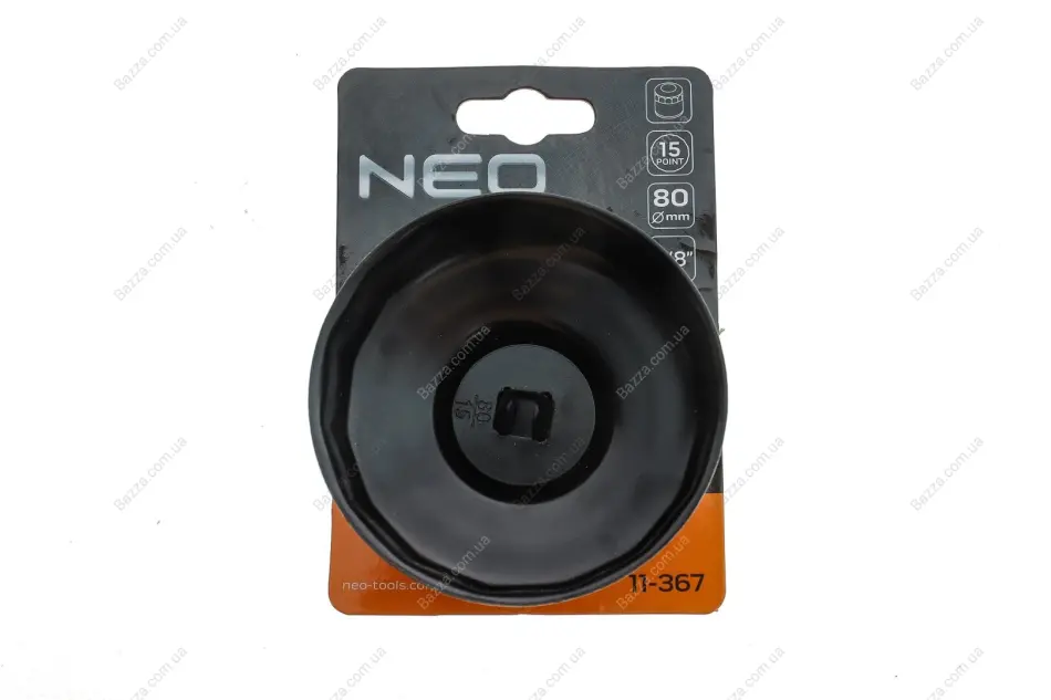 Головка змінна масляного фільтра 80 мм, 15 кут NEO TOOLS 11367