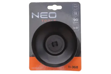Головка змінна масляного фільтра 90 мм, 15 кут NEO TOOLS 11368