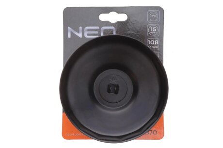 Головка змінна масляного фільтра 108 мм, 15 кут neo tools 11370