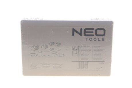 Набір мідних прокладок і корків, 534 шт. neo tools 11974