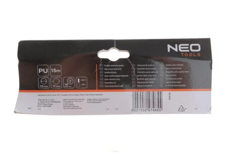 Шланг напірний спіральний 12,0 х 17 мм, 15 м, ПУ neo tools 148021 на Ауди А6 с5