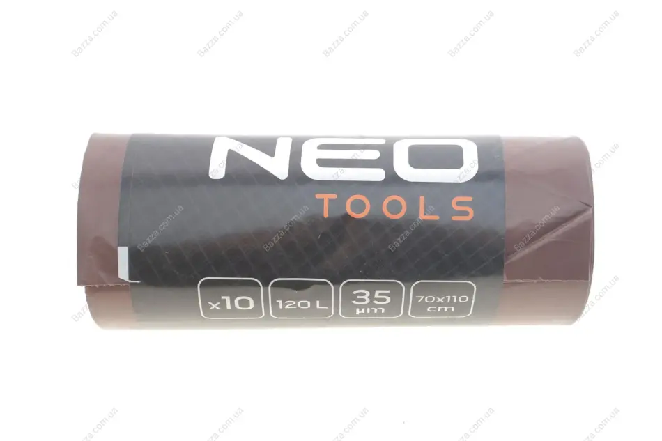Мішки для сміття 120 л, коричневі, 35 мкм, 10 шт. NEO TOOLS 15994