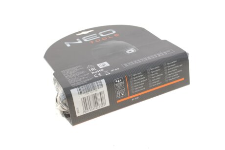 Шапка з ліхтариком neo tools 81621