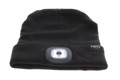 Шапка з ліхтариком neo tools 81621