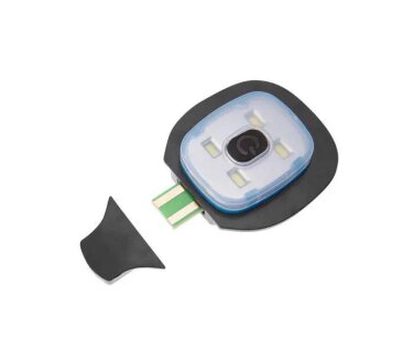 Шапка з ліхтариком, темно-синьо-сіро-зелений PREMIUM neo tools 81630