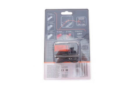 Налобний ліхтар з акумулятором USB 250 lm COB LED + датчик руху neo tools 99073