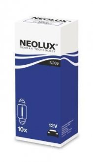 Автолампа 10W neolux N269 на Тойота Королла е100