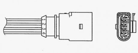 Лямбда-зонд ngk 93048 на Шкода Roomster