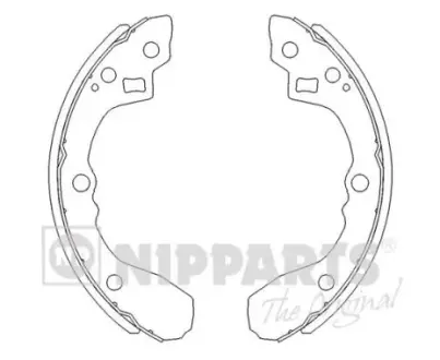 Колодки ручного (стоячого) тормоза nipparts J3500321