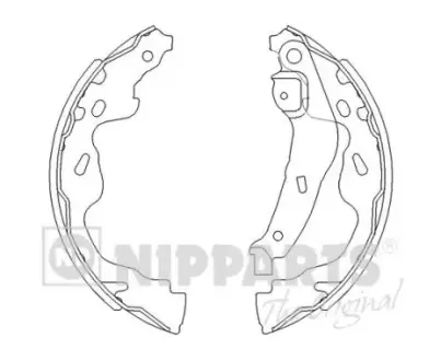 Колодки ручного (стоячого) тормоза nipparts J3502082
