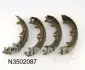 Колодки ручного (стоячого) гальма Nipparts N3502087 (фото 1)