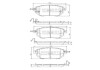 Передні тормозні (гальмівні) колодки nipparts J3601092