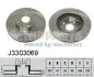 Передній гальмівний (тормозний) диск Nipparts J3303069 (фото 1)