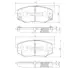 Передние тормозные колодки nipparts N3600545