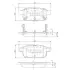Тормозные колодки nipparts N3618002