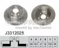 Задний тормозной диск nipparts J3312025