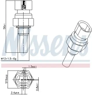 Датчик температури nissens 207005 Chevrolet Малибу