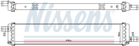 Радіатор охолодження двигуна nissens 606792