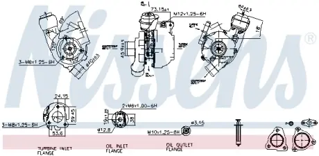 Турбокомпресор Nissens 93224