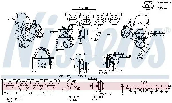 Турбокомпресор First Fit nissens 93316