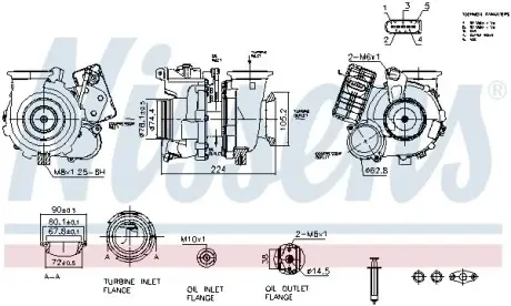 Турбокомпресор First Fit Nissens 93462
