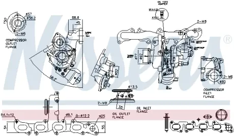 Турбокомпресор First Fit nissens 93512