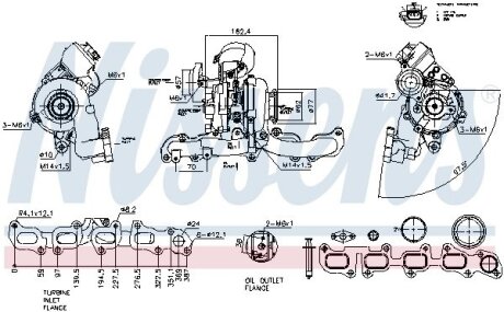 Турбокомпресор First Fit nissens 93547 на Ауди А6 с7