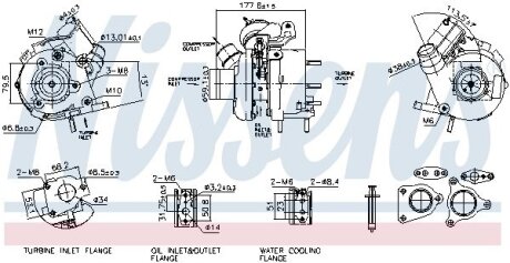 Турбокомпресор nissens 93796 на Ниссан Qashqai j10