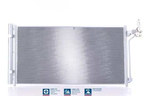 Радіатор кондиціонера nissens 941287 Рендж (ленд) ровер Эвок