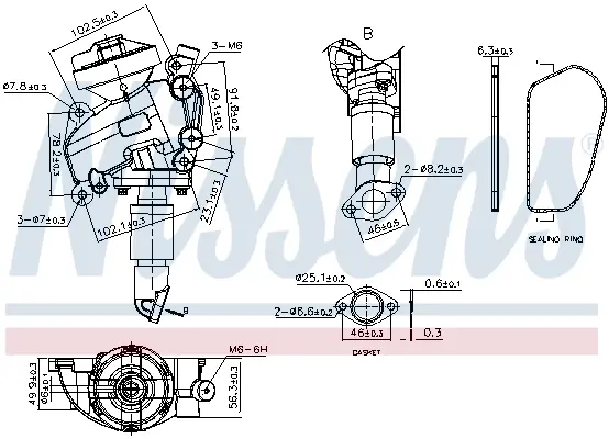 Клапан рециркуляціі (EGR) First Fit Nissens 98415 (фото 1)