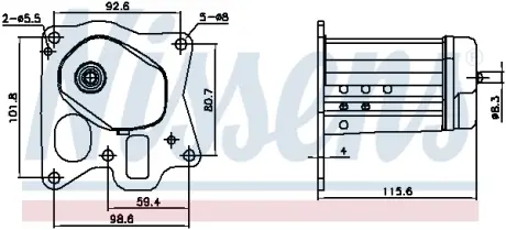 Рециркуляція відпрацьов. газів Nissens 989455