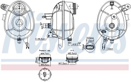 Бачок компенсаційний First Fit nissens 996201 на Мерседес GLC-Class X253