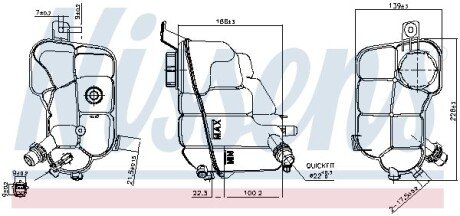 Бачок компенсаційний First Fit nissens 996257 на Рендж (ленд) ровер Фрилендер 2