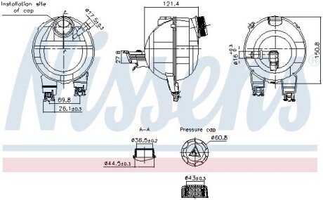 Бачок компенсаційний First Fit nissens 996306 на Ситроен С3