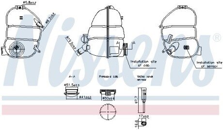 Бачок компенсаційний First Fit nissens 996340 на Опель Вектра б