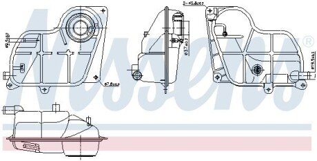 Бачок компенсаційний nissens 996299 на Ауди А4 б5