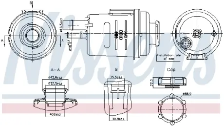 Бачок компенсаційний Nissens 996314