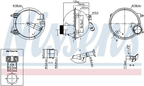 Бачок розширювальний nissens 996148