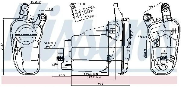 Бачок (Вир-во) nissens 996128
